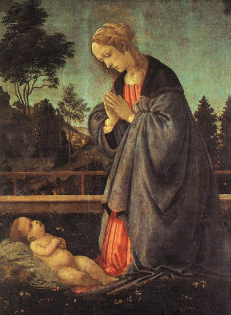 Filippino Lippi The Adoration of the Child oil painting image